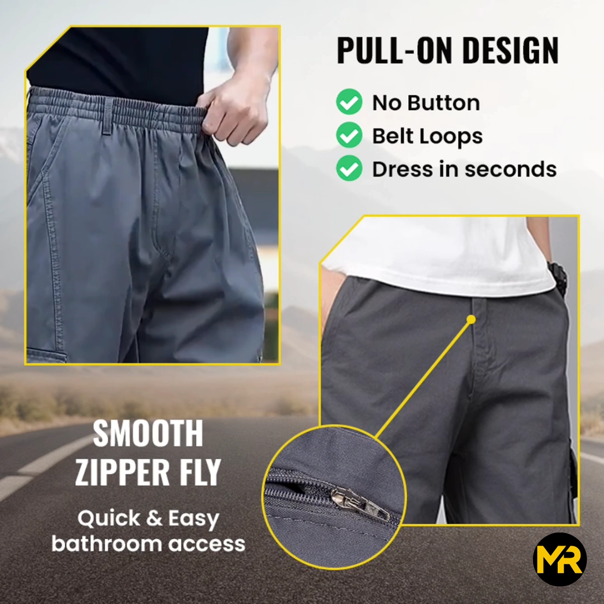 Master Rover - Ultra Comfort Flex Fit Cargo Pants