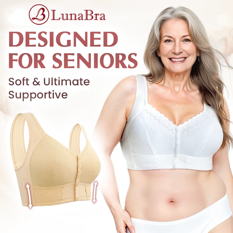 Luna Bra - LAST DAY SALE 80% OFF - Front Closure Breathable Bra for Seniors