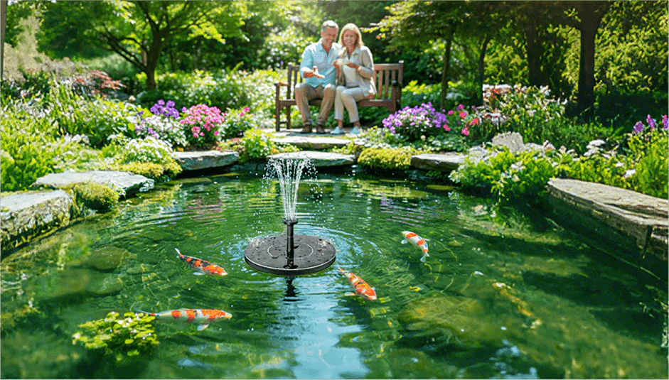 🌞🐦 Solar Powered Bird Bath Fountain 💦