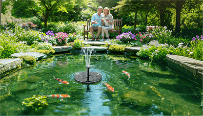🌞🐦 Solar Powered Bird Bath Fountain 💦