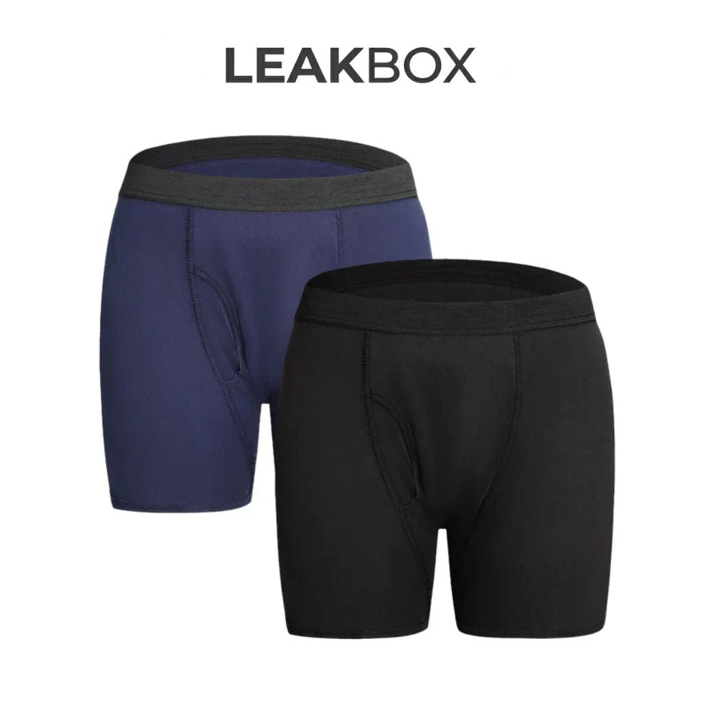 LEAKBOX - Men’s Washable Incontinence Boxer Briefs