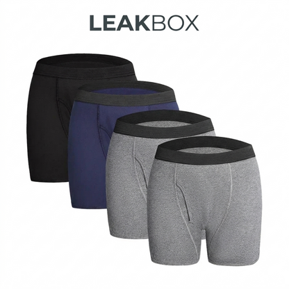 LEAKBOX - Men’s Washable Incontinence Boxer Briefs