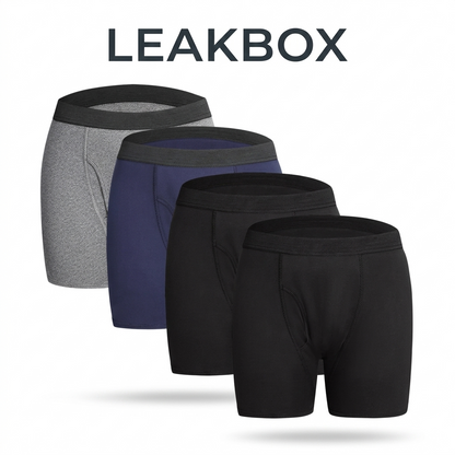 LEAKBOX - Men’s Washable Incontinence Boxer Briefs