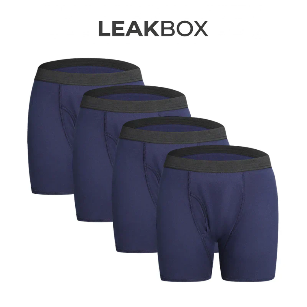 LEAKBOX - Men’s Washable Incontinence Boxer Briefs