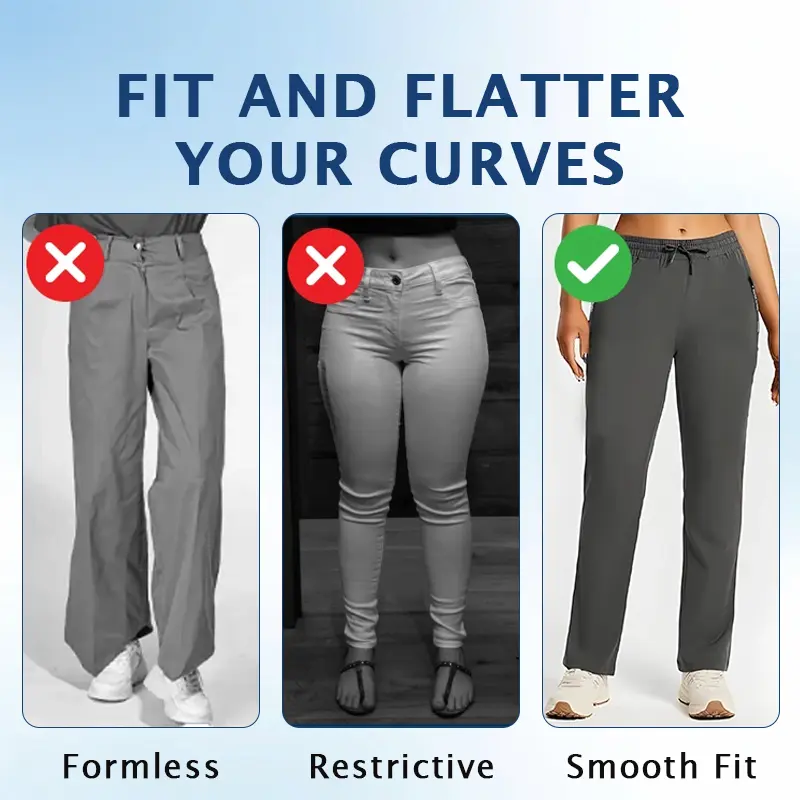 Women's Ultra Soft Stretch Perfect Drape Casual Pants