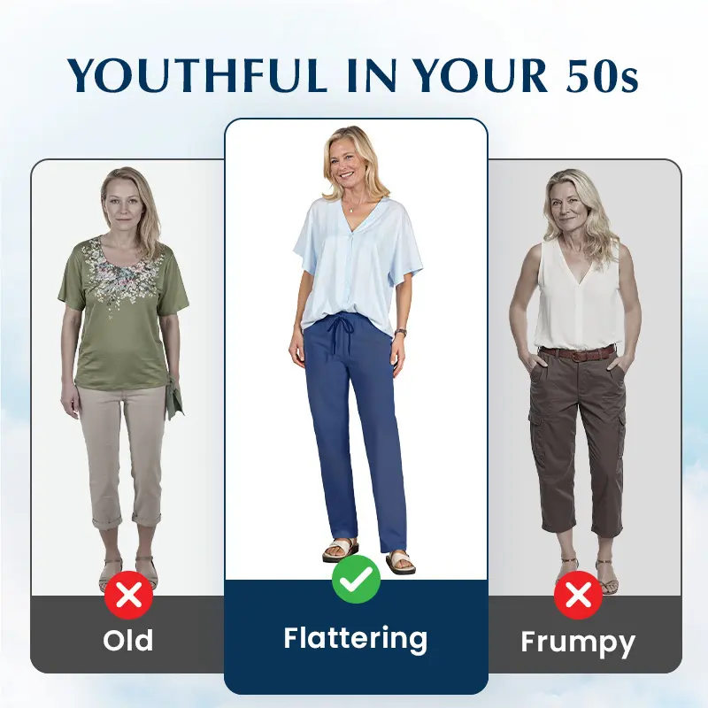Women's Ultra Soft Stretch Perfect Drape Casual Pants