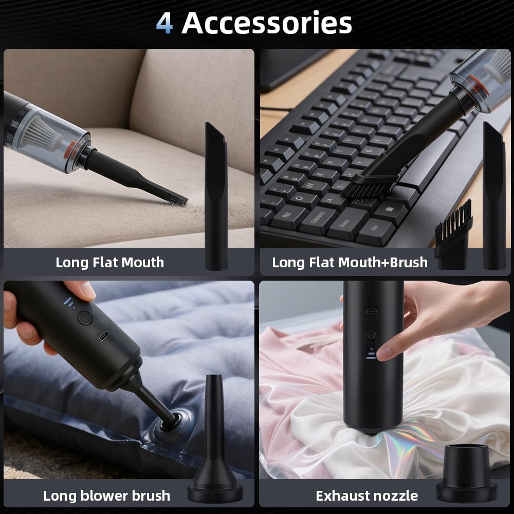 Temuvo™ 2026 New 4 in 1 High Power Cordless Vacuum Cleaner