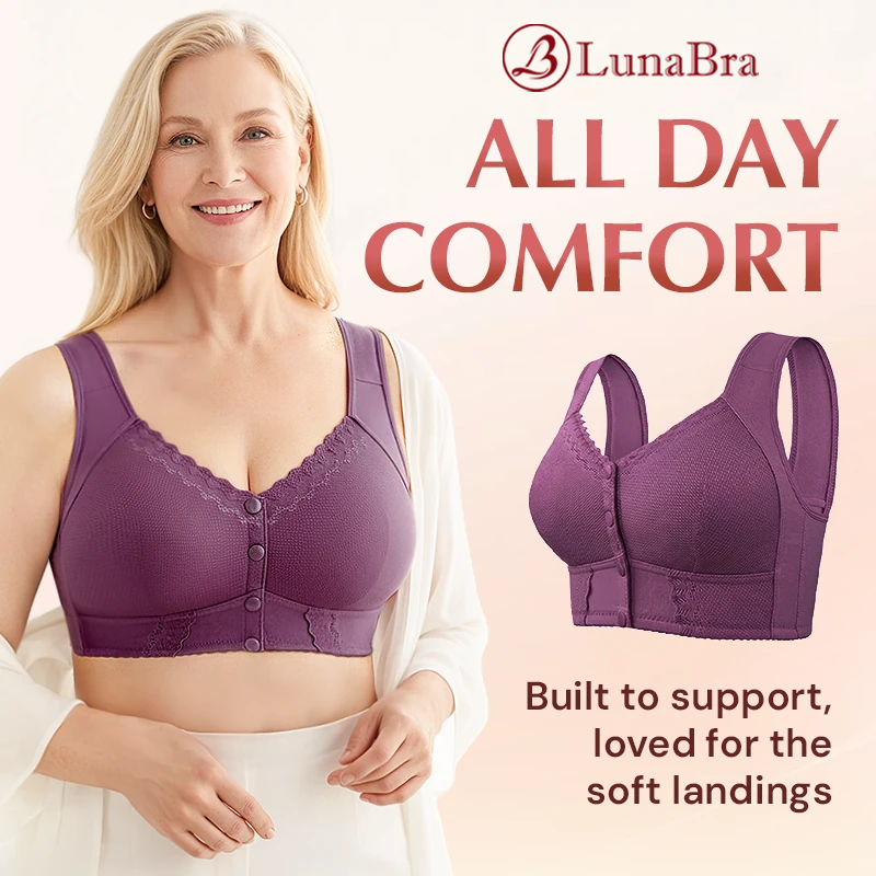 Luna Bra - LAST DAY SALE 80% OFF - Front Closure Breathable Bra for Seniors