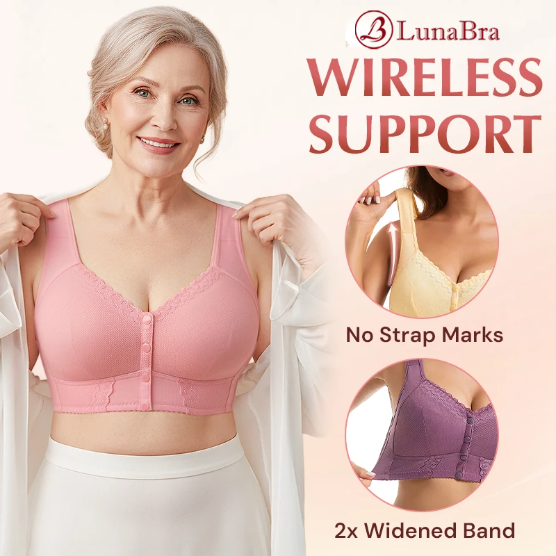 Luna Bra - LAST DAY SALE 80% OFF - Front Closure Breathable Bra for Seniors