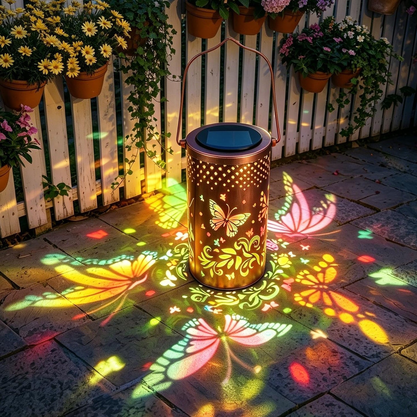 Temuvo™🌟Last Day Promotion🎁Sunflower Solar Garden Lantern🌞