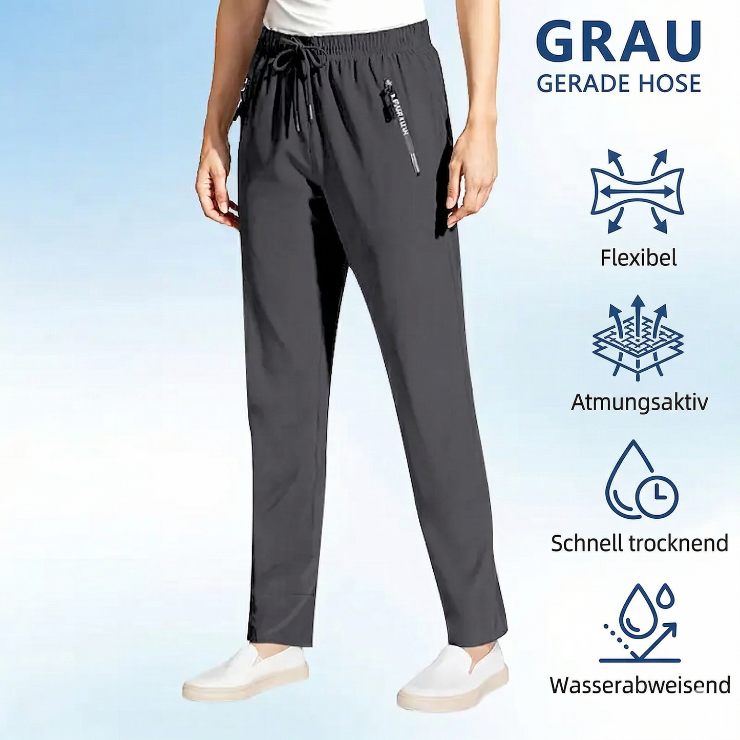 StretchActive - Ultraweiche Stretch-Freizeithose für Damen mit perfektem Fall