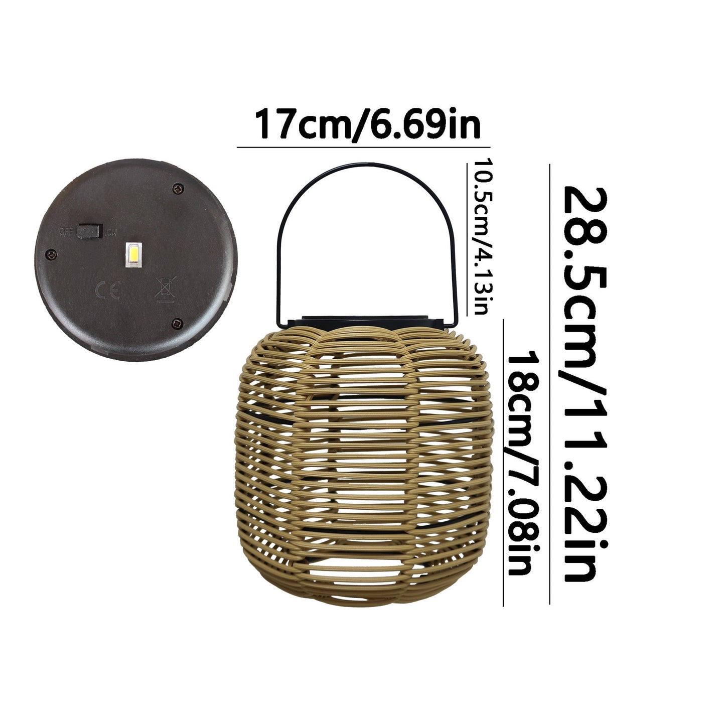 Neravio™🌙 Rattan Solar Lantern 🔥