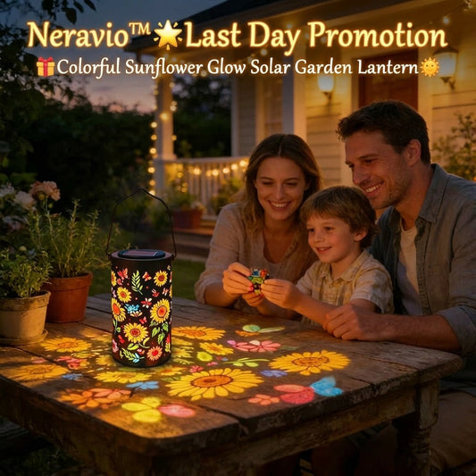 Temuvo™🌟Last Day Promotion🎁Sunflower Solar Garden Lantern🌞