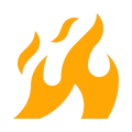 Realistic flickering flame