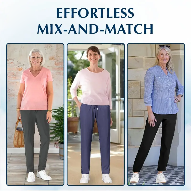 Women's Ultra Soft Stretch Perfect Drape Casual Pants