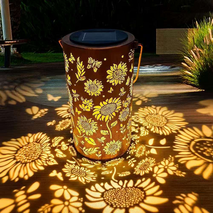 Temuvo™🌟Last Day Promotion🎁Sunflower Solar Garden Lantern🌞