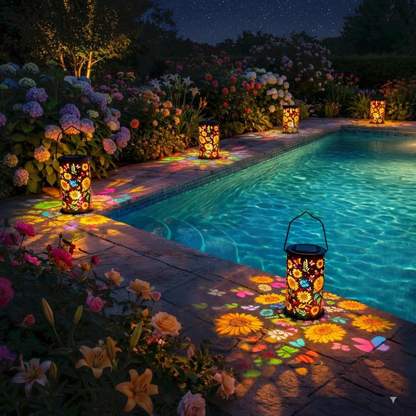 Temuvo™🌟Last Day Promotion🎁Sunflower Solar Garden Lantern🌞