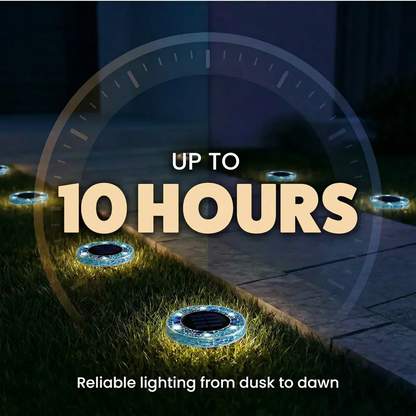 🛋️Mosaic Solar Lights – Waterproof LED Pathway Lights with Auto On/Off