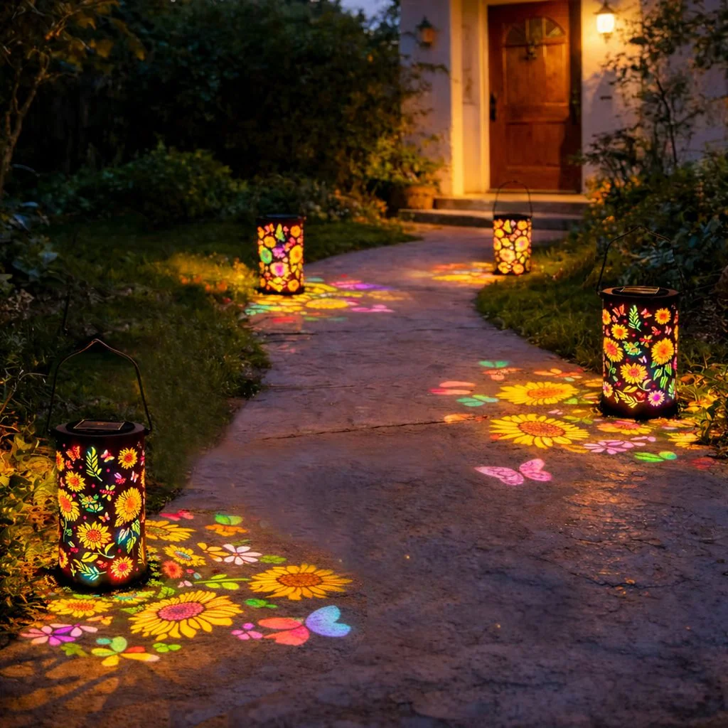 Temuvo™🌟Last Day Promotion🎁Sunflower Solar Garden Lantern🌞