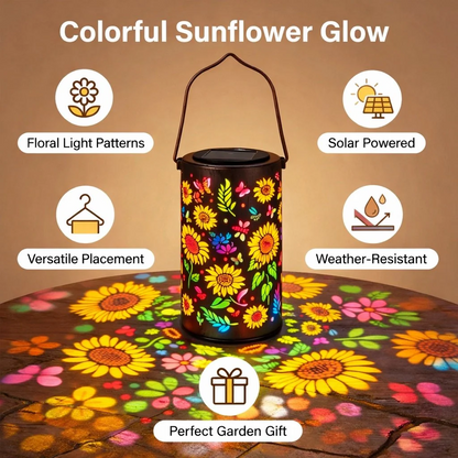 Temuvo™🌟Last Day Promotion🎁Sunflower Solar Garden Lantern🌞