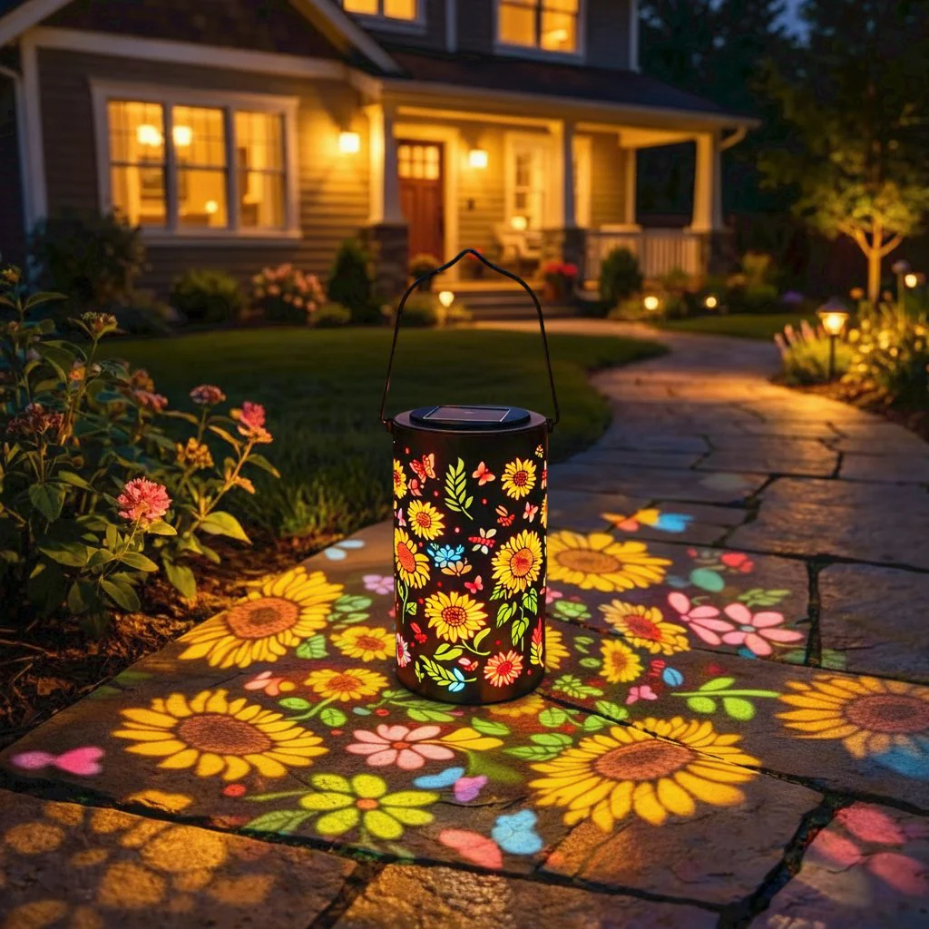 Temuvo™🌟Last Day Promotion🎁Sunflower Solar Garden Lantern🌞
