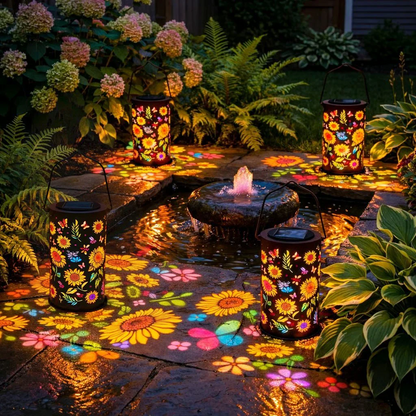 Temuvo™🌟Last Day Promotion🎁Sunflower Solar Garden Lantern🌞