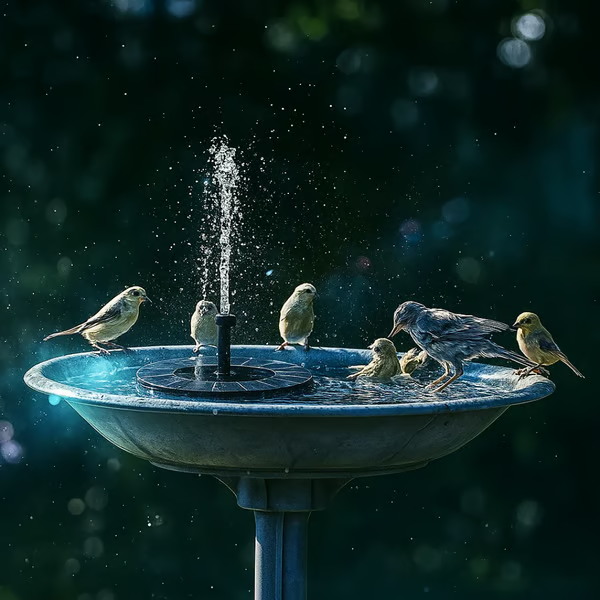 🌞🐦 Solar Powered Bird Bath Fountain 💦