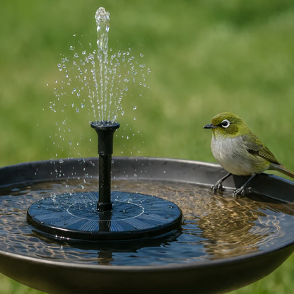 🌞🐦 Solar Powered Bird Bath Fountain 💦