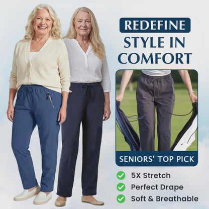 Women's Ultra Soft Stretch Perfect Drape Casual Pants