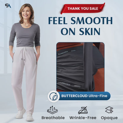 StretchActive - Silky Smooth Stretch Effortless Casual Pants