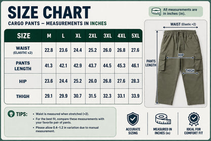 Master Rover - Ultra Comfort Flex Fit Cargo Pants
