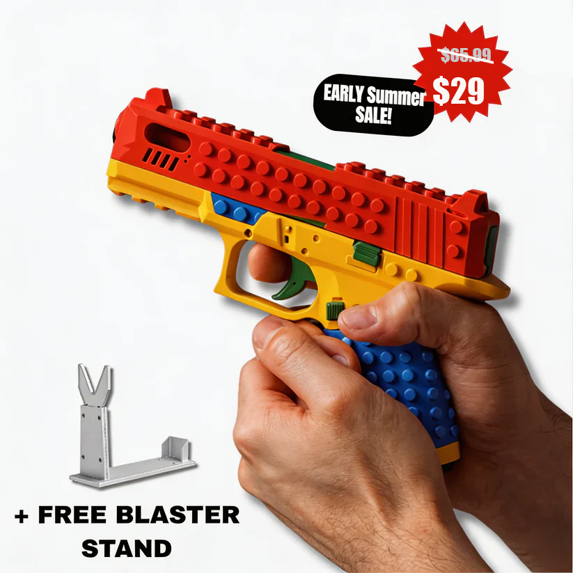 DIY Building Block Foam Blaster Set