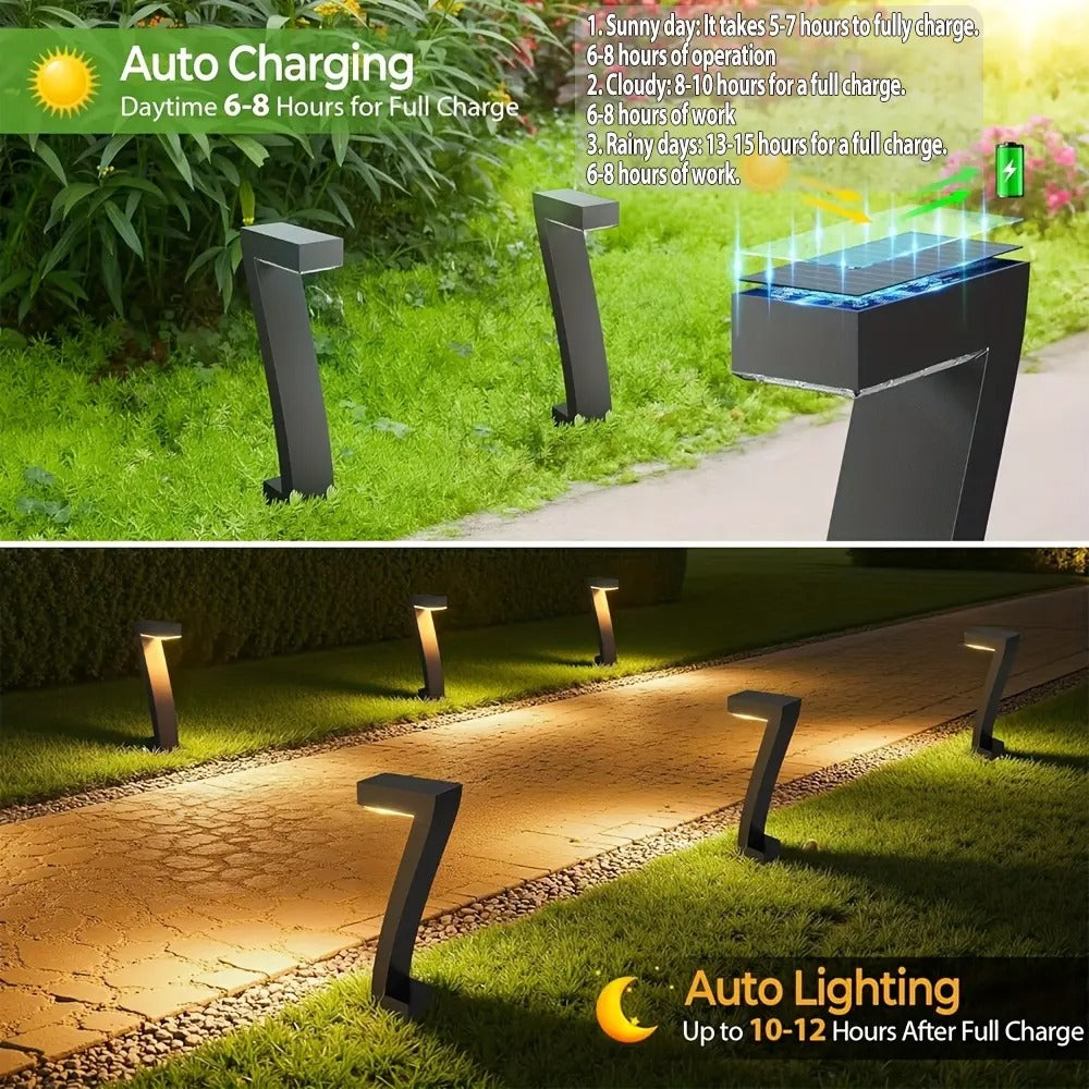 Temuvo™ 🚦Creative Waterproof Solar Pathway Lights🏡