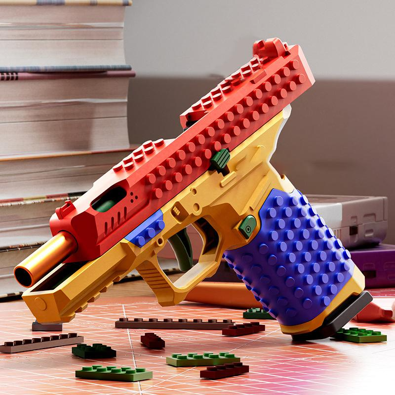 DIY Building Block Foam Blaster Set